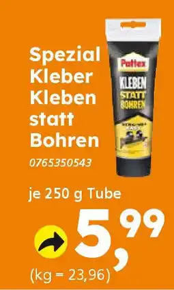 Globus Baumarkt Pattex Kleber Kleben statt Bohren Angebot