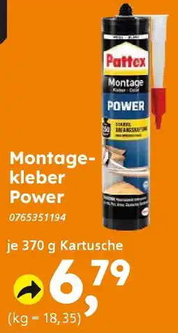 Globus Baumarkt Pattex Montagekleber Power Angebot