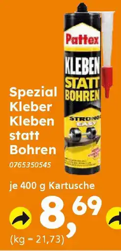 Globus Baumarkt Pattex Spezial Kleber Kleben statt Bohren Angebot