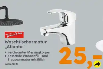 Globus Baumarkt TrendLine Waschtischarmatur „Atlanta" Angebot