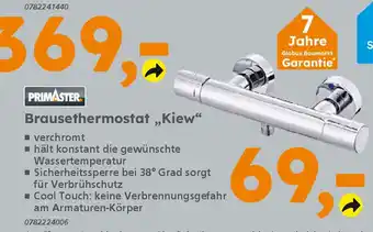 Globus Baumarkt PRIMASTER Brausethermostat „Kiew" Angebot