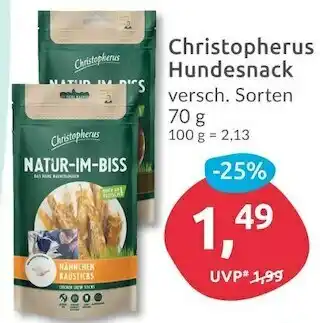 Budni Christopherus hundesnack Angebot