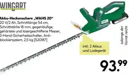 BayWa Wingart Akku-Heckenschere WAHS 20 Angebot