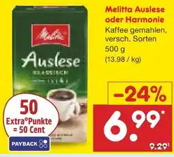 Netto Marken-Discount Melitta Auslese Klassisch Angebot