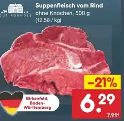 Netto Marken-Discount Gut Ponholz Suppenfleisch vom Rind Angebot