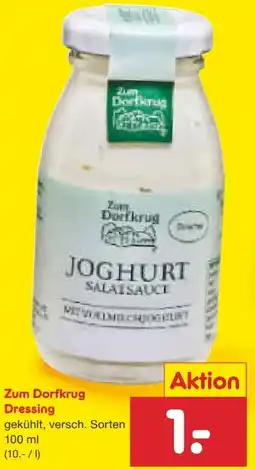 Netto Marken-Discount Zum Dorfkrug Sylter Salatfrische Dressing Angebot