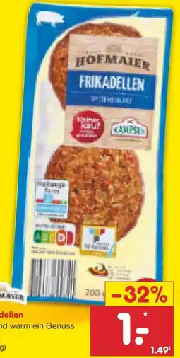 Netto Marken-Discount Hofmaier Frikadellen Angebot
