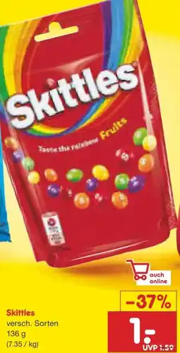 Netto Marken-Discount Wrigley´s Skittles Fruits Angebot