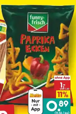 Netto Marken-Discount Funny Frisch Paprika Ecken Angebot