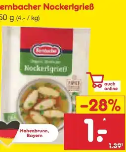 Netto Marken-Discount Bernbacher Original Nockerlgrieß Angebot