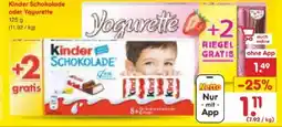 Netto Marken-Discount Ferrero Kinder Schokolade Angebot