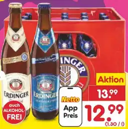 Netto Marken-Discount Erdinger Weißbräu Weißbier Angebot