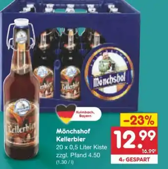 Netto Marken-Discount Kulmbacher Mönchshof Kellerbier Angebot