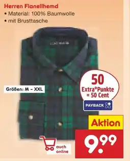 Netto Marken-Discount Herren Flanellhemden Angebot