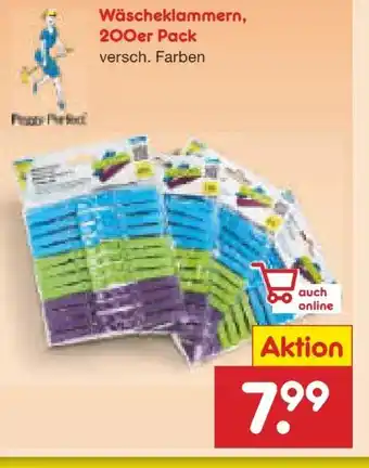 Netto Marken-Discount Peggy Perfect Wäscheklammern Angebot