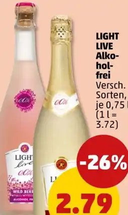 PENNY Light Live Wild Berry Alkoholfreie Angebot