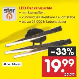 Netto Marken-Discount LED Deckenleuchte Angebot