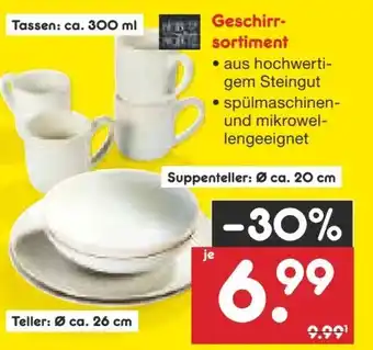 Netto Marken-Discount Moritz & Geschirrsortiment Angebot