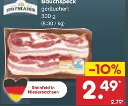 Netto Marken-Discount Hofmaier Bauchspeck Angebot