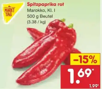 Netto Marken-Discount MarktTag Rote Spitzpaprika Angebot
