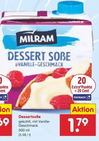 Netto Marken-Discount Milram Dessert Soße Angebot