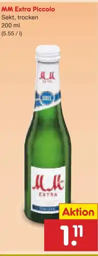 Netto Marken-Discount MM Mmchen Extra Piccolo Sekt Angebot
