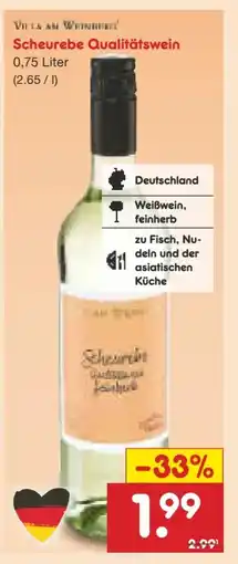 Netto Marken-Discount Villa am Weinberg Scheurebe Angebot
