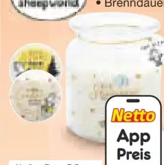 Netto Marken-Discount Sheepworld Spruch-Duftkerze im Glas Angebot