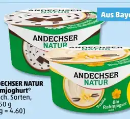 PENNY Andechser Natur Rahmjoghurt Angebot