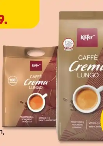PENNY Käfer Kaffee Caffè Crema Lungo Angebot