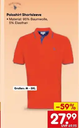 Netto Marken-Discount U.S. Polo ASSN Poloshirt Shortsleeve Angebot