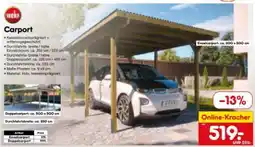 Netto Marken-Discount Weka Carport Angebot