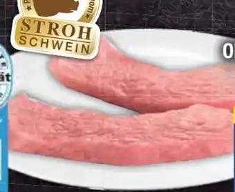 E-Center Strohschwein Oberschalen-Steaks Angebot
