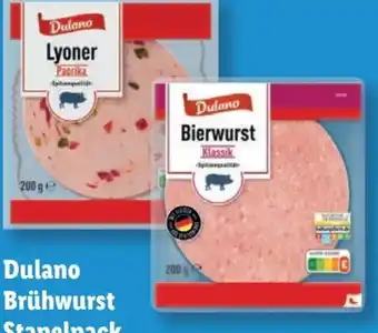 Lidl Dulano Brühwurst Angebot