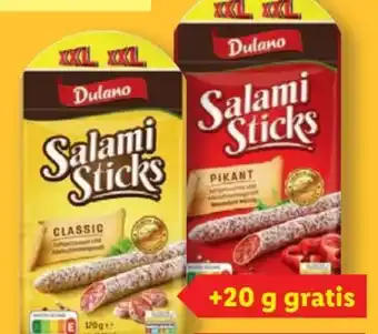 Lidl Dulano Salami Sticks XXL Angebot