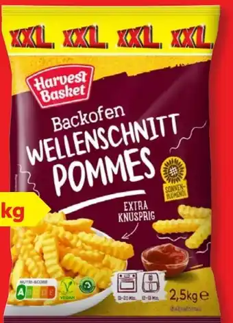 Lidl Harvest Basket Wellenschnitt Pommes XXL Angebot