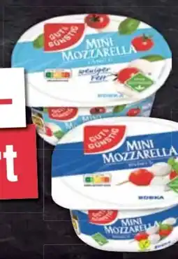 E-Center Gut & Günstig Mozzarella-Mini Angebot