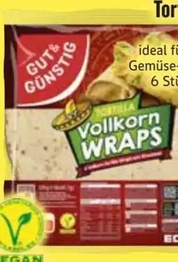 Edeka Gut & Günstig Tortilla Vollkorn Wraps Angebot