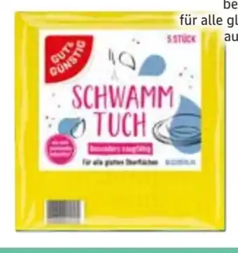 Edeka Gut & Günstig Schwammtuch Angebot