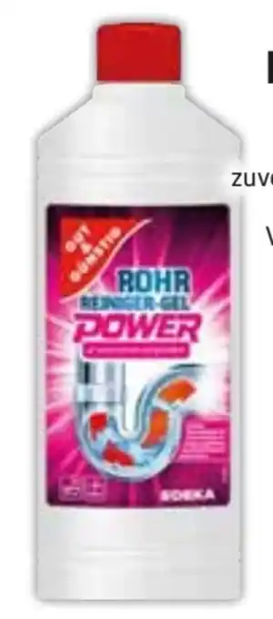 Edeka Gut & Günstig Rohr Reiniger-Gel Power Angebot