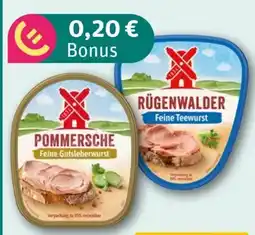 REWE Center Rügenwalder Mühle Feine Teewurst Angebot