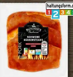 REWE Center Butcher’s Barbecue Schweine-Rückensteaks Angebot