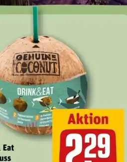 REWE Center Genuine Coconut Drink & Eat Kokosnuss Angebot