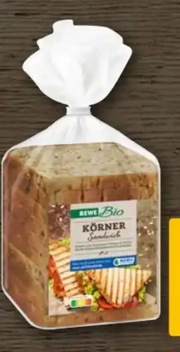 REWE Center Rewe Bio Bio-Körner-Sandwich Angebot