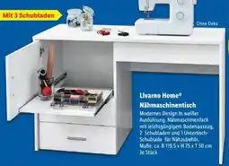 Lidl Livarno Home Nähmaschinentisch Angebot