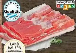 REWE Center Metzgerei Landbauern Strohschweinbauch Angebot