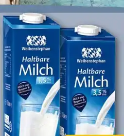REWE Center Weihenstephan Haltbare Milch Angebot