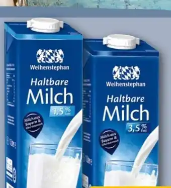 REWE Center Weihenstephan Haltbare Milch Angebot