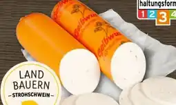 REWE Center Metzgerei Landbauern Schiller Strohschwein Gelbwurst Angebot