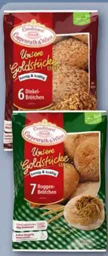 REWE Center Coppenrath & Wiese Unsere Goldstücke 6 Dinkelbrötchen Angebot
